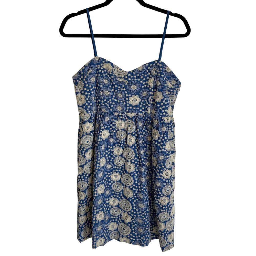 Joy Joy embrodiered floral sundress size small
